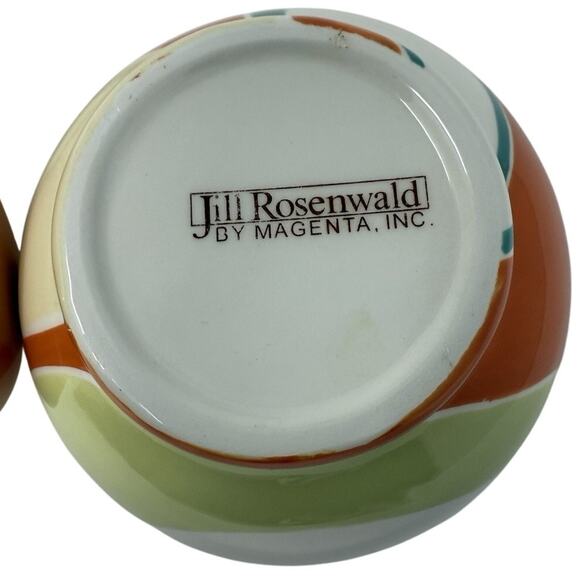 Jill Rosenwald Ceramic Mod Vases by Magenta (Set of 2) MCM - Picture 6 of 9